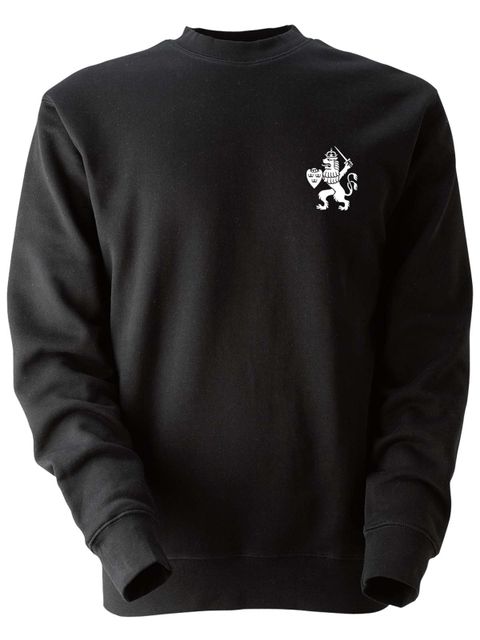 Sweatshirt, Black - GBG Lejon (big logo)